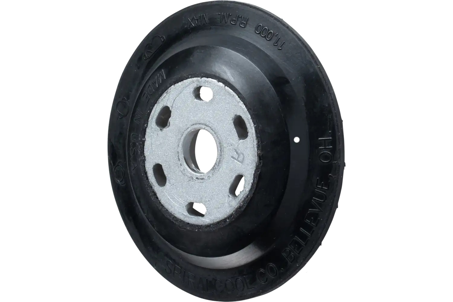 Picture of Pferd Fiber Disc Backing Pad, Ribbed, Regular Density, 4-1/2" Dia, 5/8-11 Clamping Nut